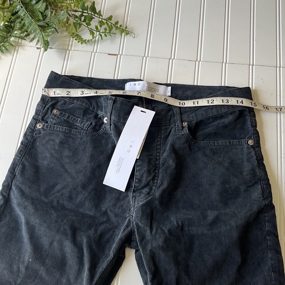 Iro piotre corduroy dark grey pants new with tags - Picture 13 of 15